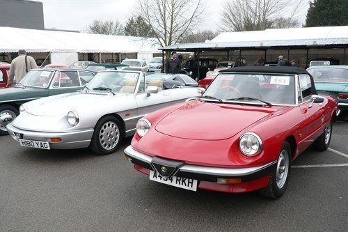 Alfa Spiders Historics 12th March 2016