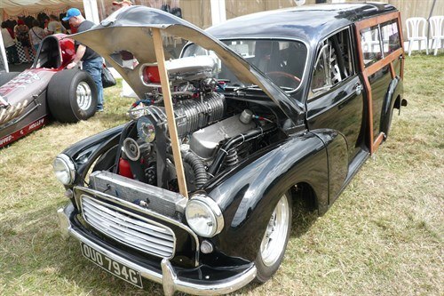 Morris Minoor Dragster Huge Engine