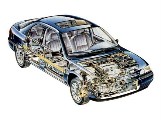 Ford Mondeo Mk 1 Cutaway